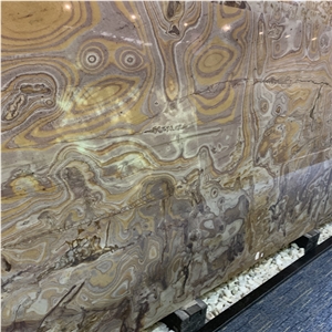 Natural Picasso Gold Quartzite Background Slab