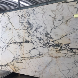 Natural Stone Paonozzo White Marble Slabs