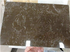 Brown Artificial Stone Marble Slabs
