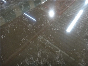 Brown Artificial Stone Marble Slabs
