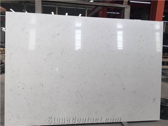 Carrara White Artficial Stone Marble Slab
