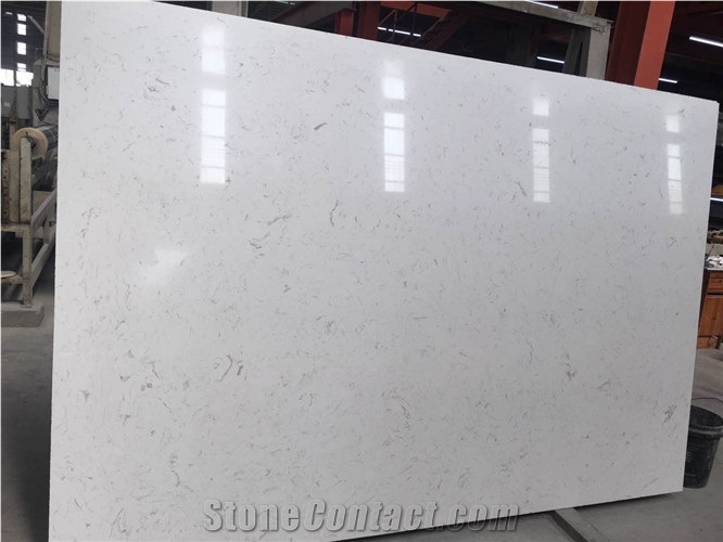 Carrara White Artficial Stone Marble Slab