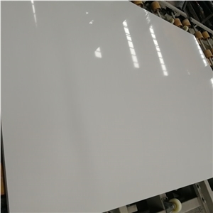 White Artificial Marble Stone Slab Polished Tiles