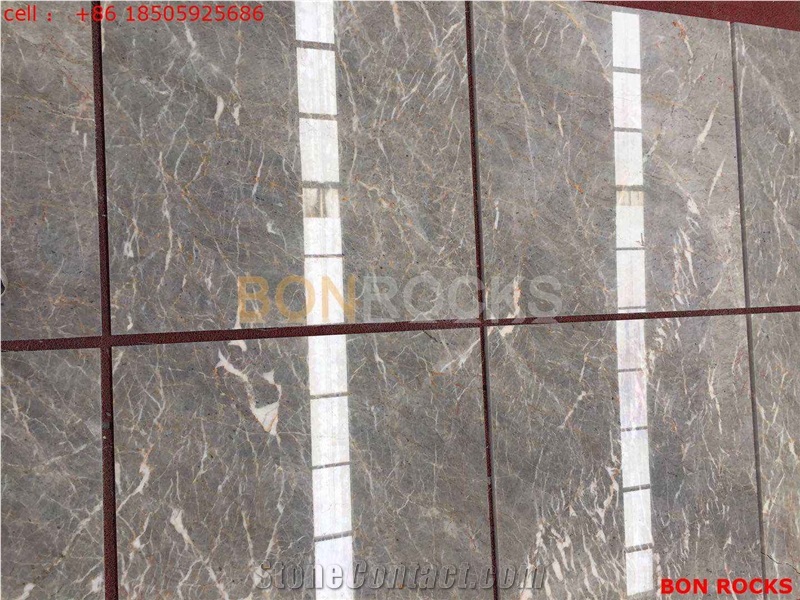 High Quality China Fior Di Pesco Grey Marble Slab