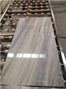 Luxry Iceland Grey Whiter Wood Grain Marble Slabs