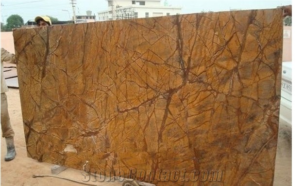 Tropical Rainforest Brown Natural Marble
