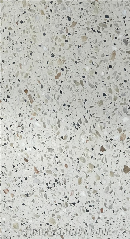 Wholesale Cement White Terrazzo Floor Tile