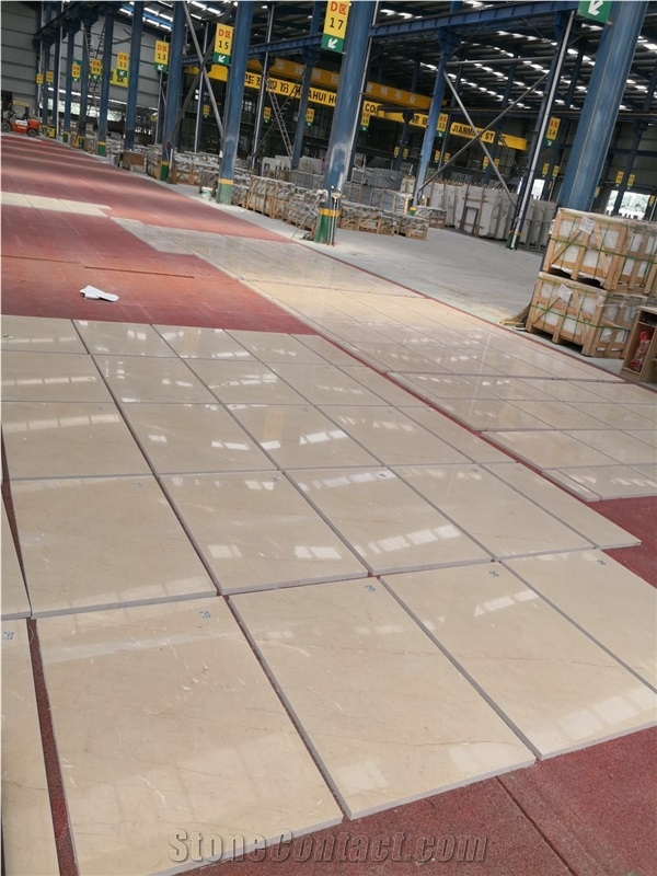 New Stone Royal Pacific Cream Marble Tile,Floor Paving Skirting Interior Stone Decoration Good Price
