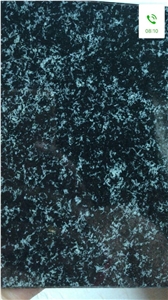M10 Green Flowers on Deep Black Background