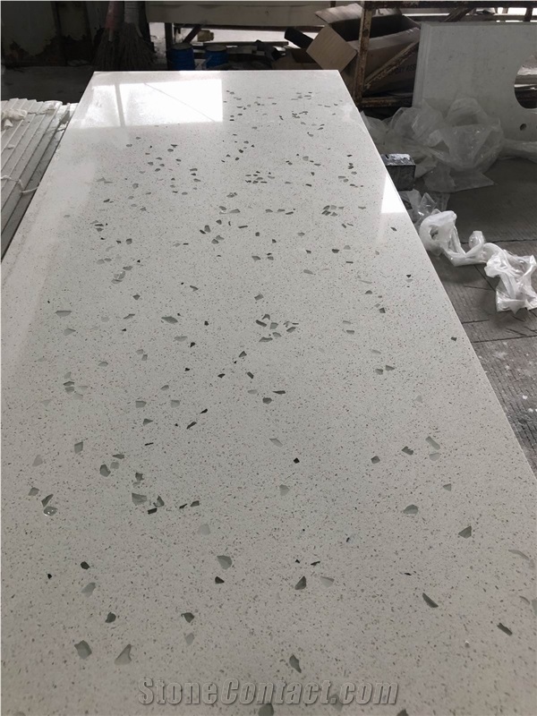 No Tariff with 1cm Glass Piece Crushed Glass Tops