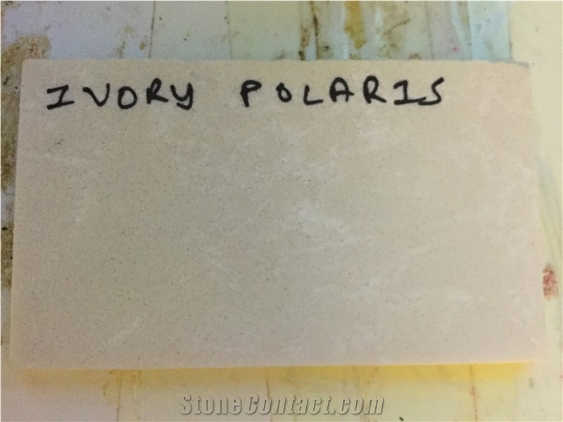 Ivory Polaris Quartz Stone
