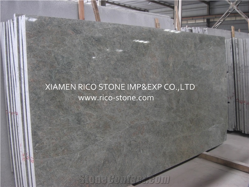 Chinese Ocean Green Slabs &Wall Cladding Polished