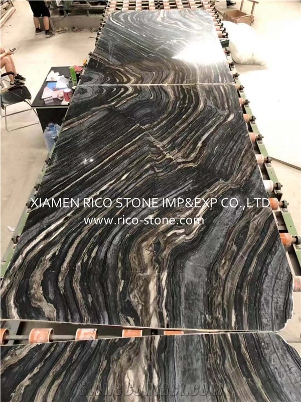 Chinese Zebra Black Slabs&Tiles&Wall Cladding