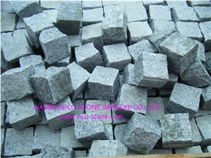 G603 Grey Granite Cubbles Stones&Paving&Cubes