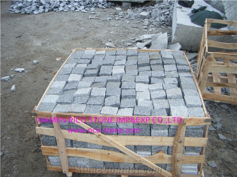G603 Grey Granite Natural Cobbles,Paving Stones
