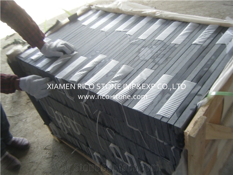 Hebei Black Flamed Pavement&Wall Cladding