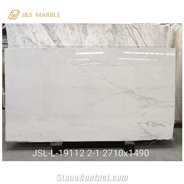 Beautiful Natural Polished Lincoln White Marble