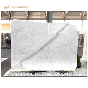 Best Price Large Slab Statuario White Marble