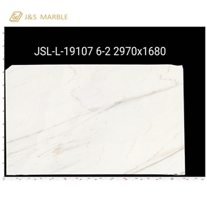 Big Slab Size Polished Lincoln White Marble