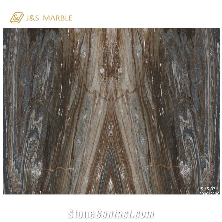 Blue Palissandro Marble with Black Veins for Floor