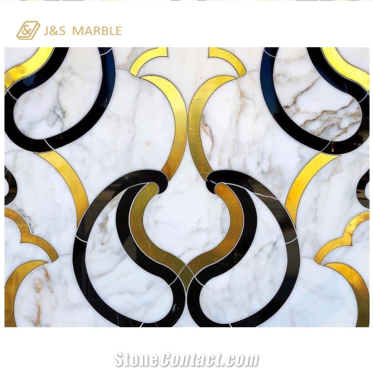Calacatta Oro Italian Marble Gold Tiles