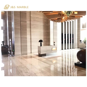Chinese Cheap Antique White Wood Marble for Wall