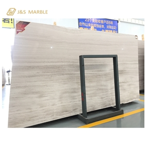 Chinese Cheap Antique White Wood Marble for Wall