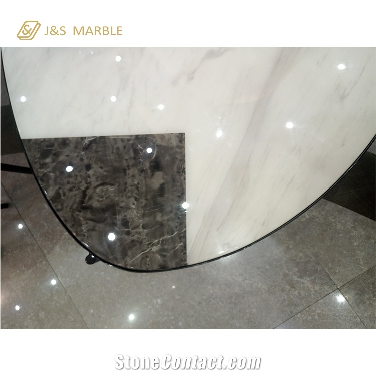 Embed Table Make with Marble and Material