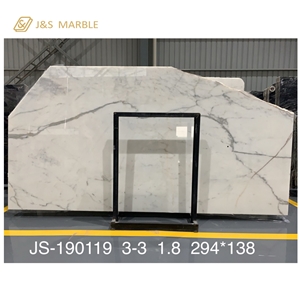 Honed Bookmatched Slab Calacatta Gold Marble
