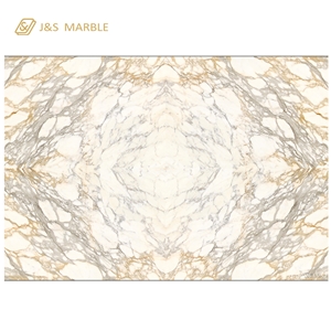 Italian Standard Size Calacatta Gold Marble