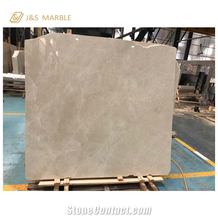 Large Slab Polished Aran White Marble