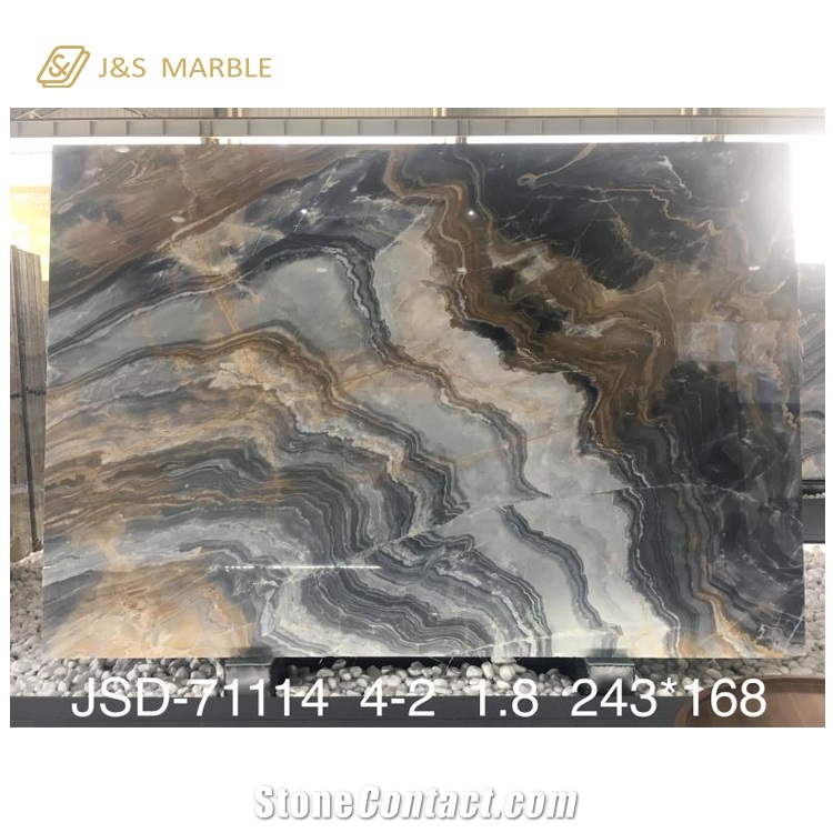 Low Price Polished Yinxun Palissandro Marble