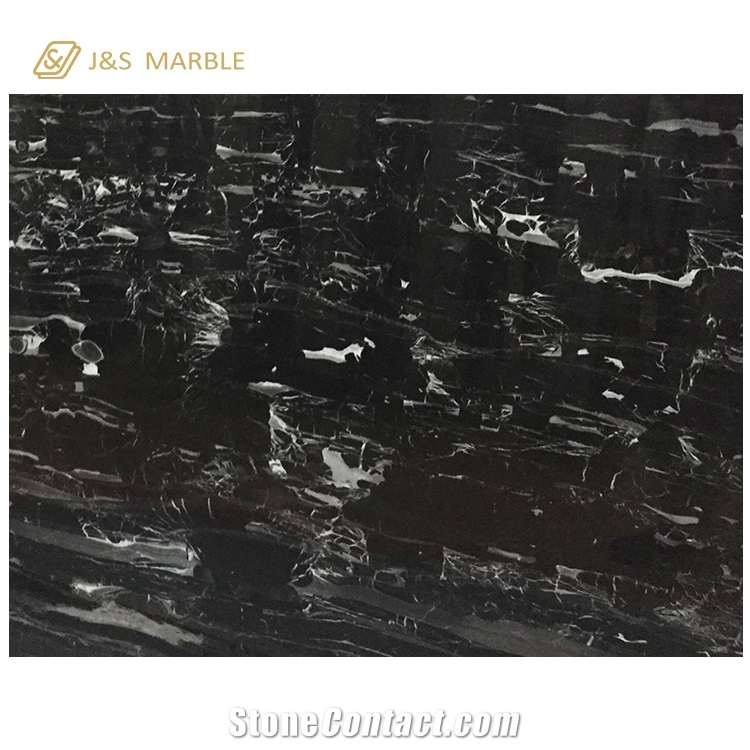 Luxurious Portoro Black Marble