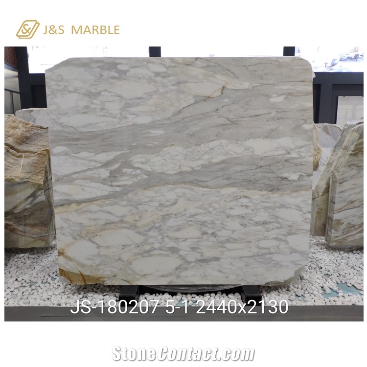 Natural Fancy Calacatta Gold Marble Slabs