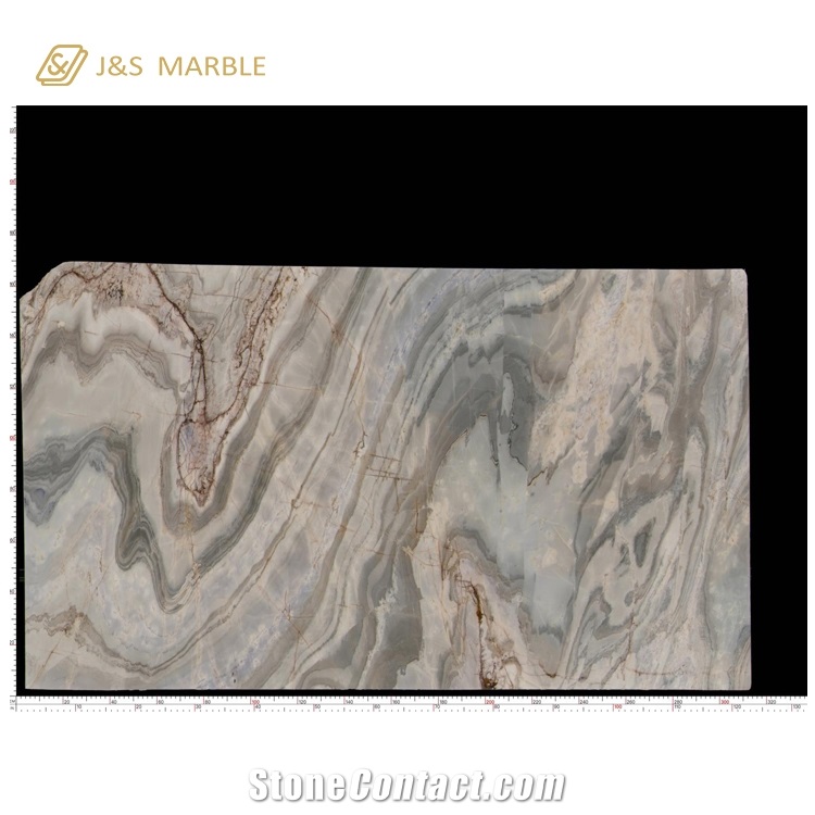 Polished Grey Color Yinxun Palissandro Marble