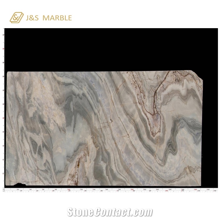 Polished Grey Color Yinxun Palissandro Marble