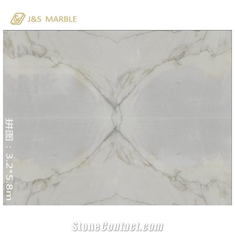 Polished Lincoln White Marble for Bathroom