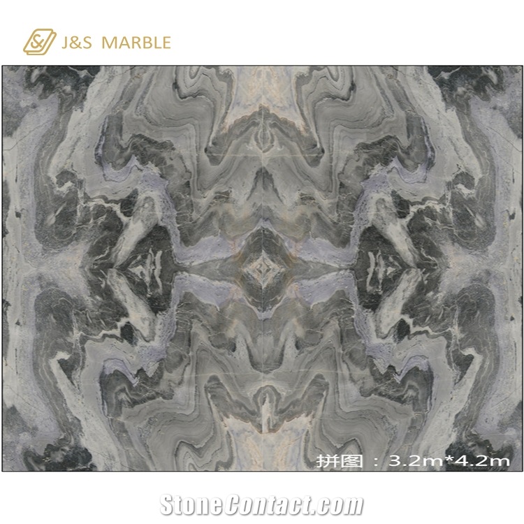 Polished Yinxun Grey Series Marble