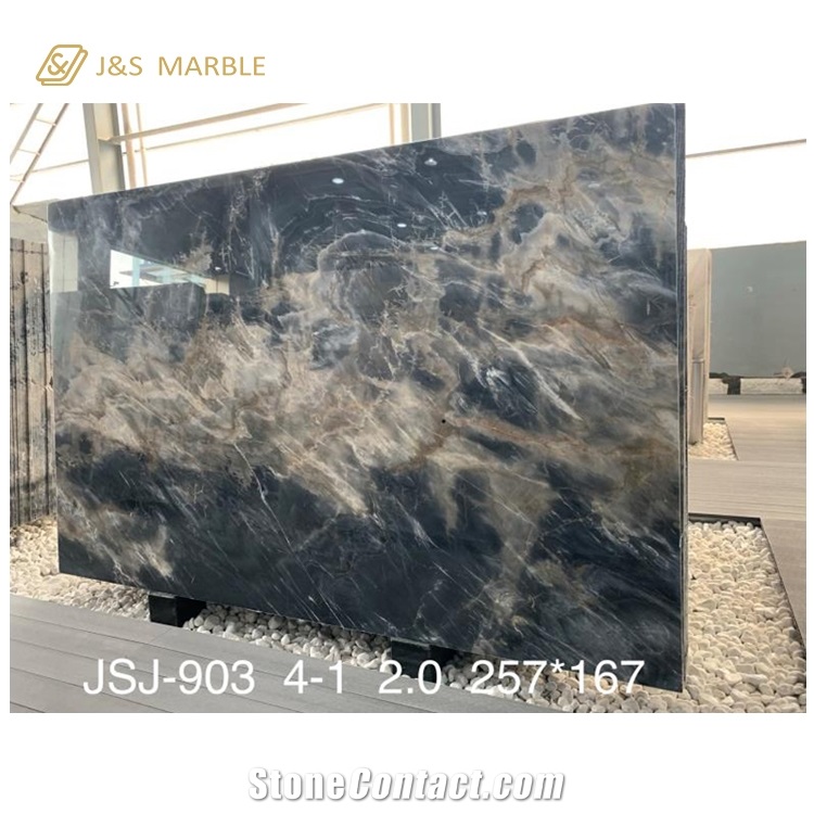 Polished Yinxun Palissandro Marble for Countertop