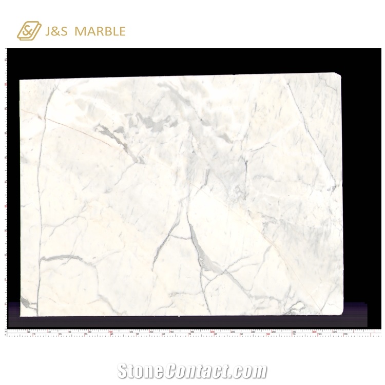 Statuario White Marble Countertop for Bathroom