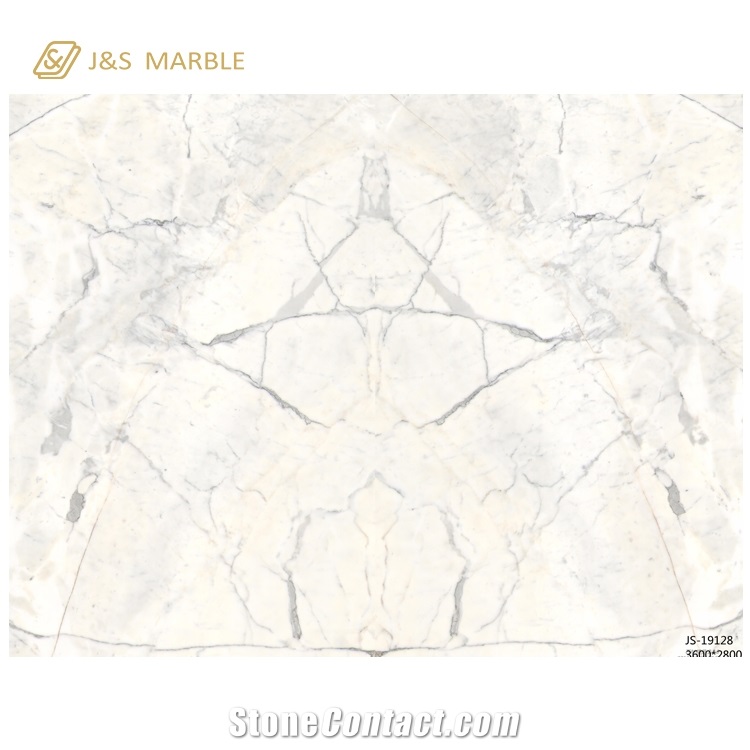 Statuario White Marble Countertop for Bathroom