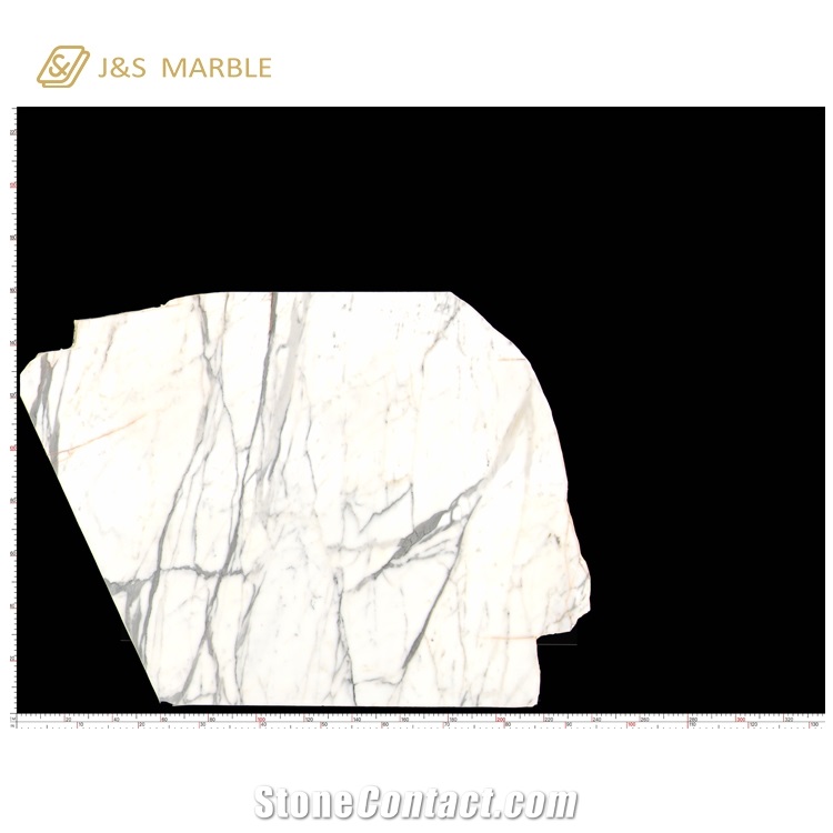 Statuario White Marble Slabs for Hotel