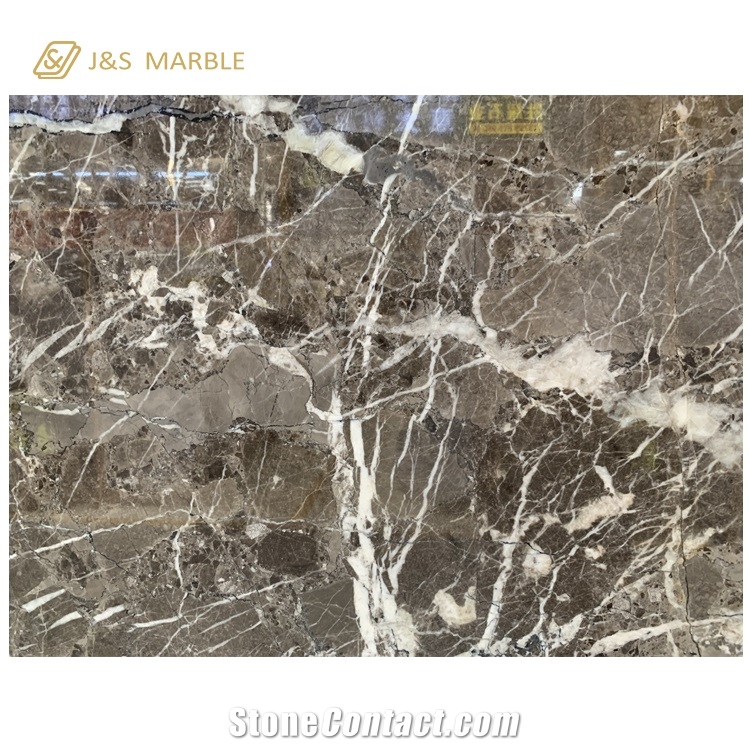 Strip Veins Cyprus Grey Marble with Best Price