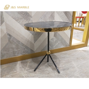 Tripod Tables Make with Marble and Material