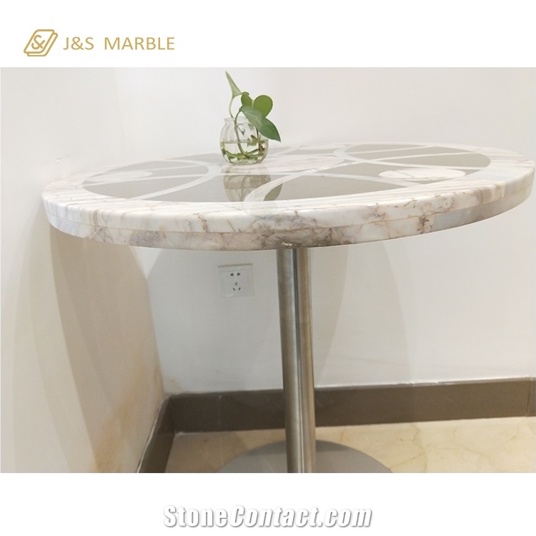 Water Jet Conutertops Make with Marble
