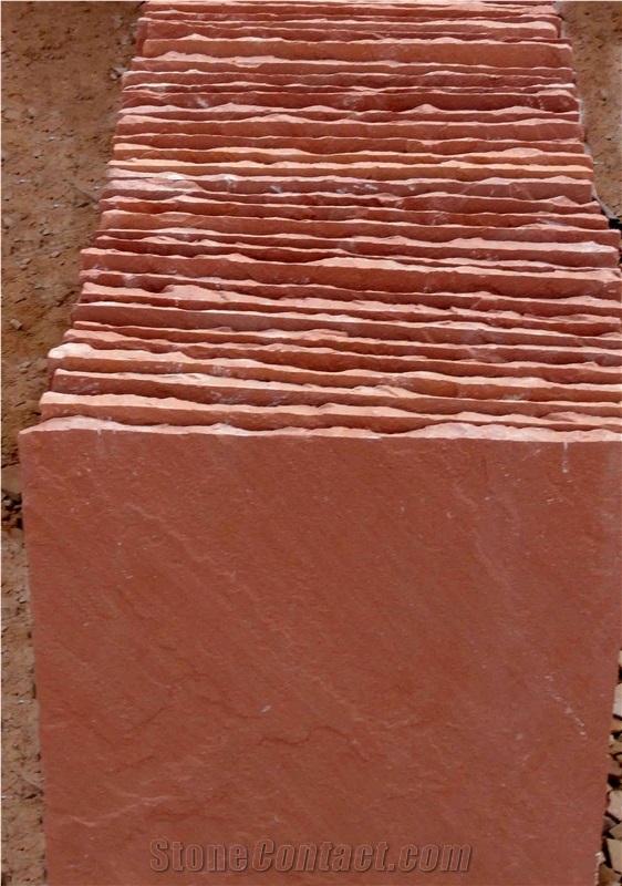 Agra Red Hand Cut Sandstone