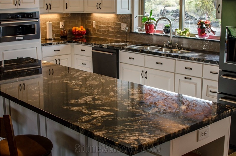 Titanium Granite Kitchen Countertop