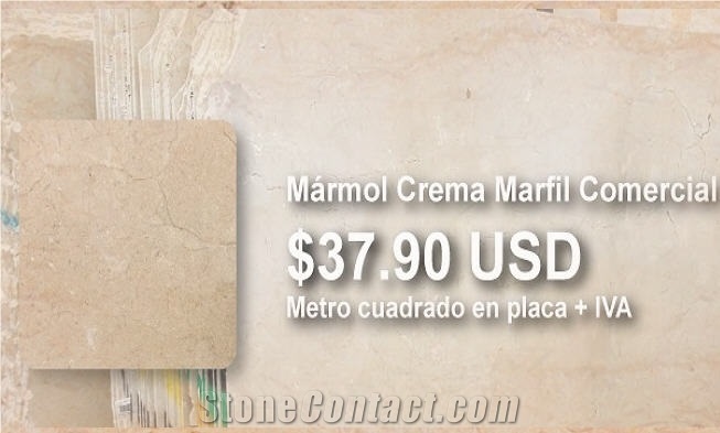 Crema Marfil Commercial Marble 37.90 Usd/M2