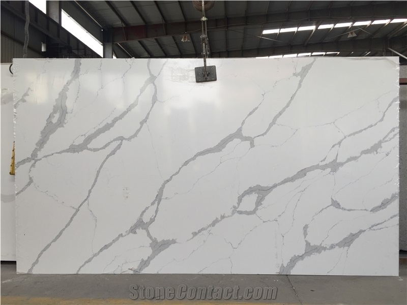 Calacatta Stream Quartz From China Stonecontact Com