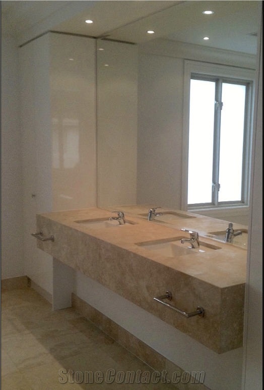 Cappucino Marble Bathroom Counter Top